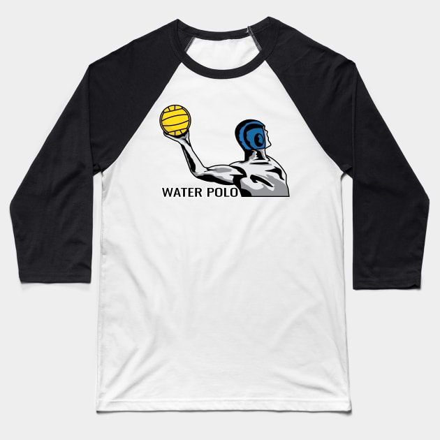 Water Polo, WATERPOLO Baseball T-Shirt by IDesign23